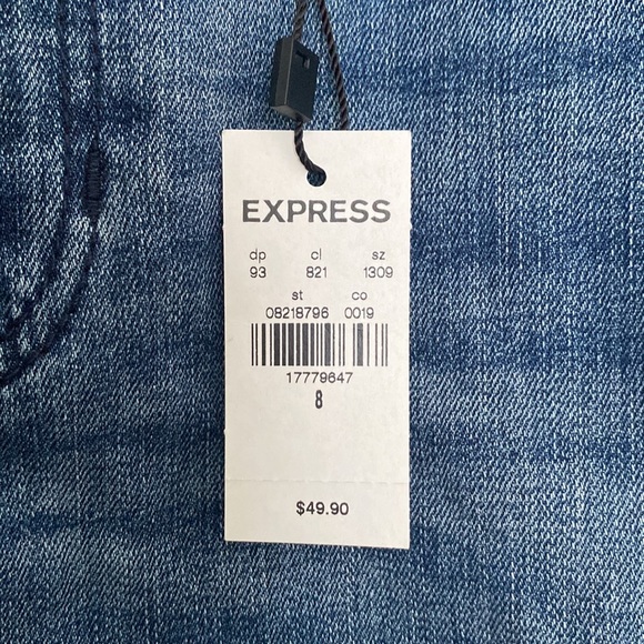 EXPRESS DENIM SKIRT SIZE 8 NWT - Picture 4 of 4